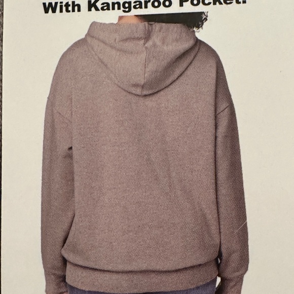 XL Buffalo David Bitton Purple / Gray Hoodie Sweatshirt - Picture 6 of 13